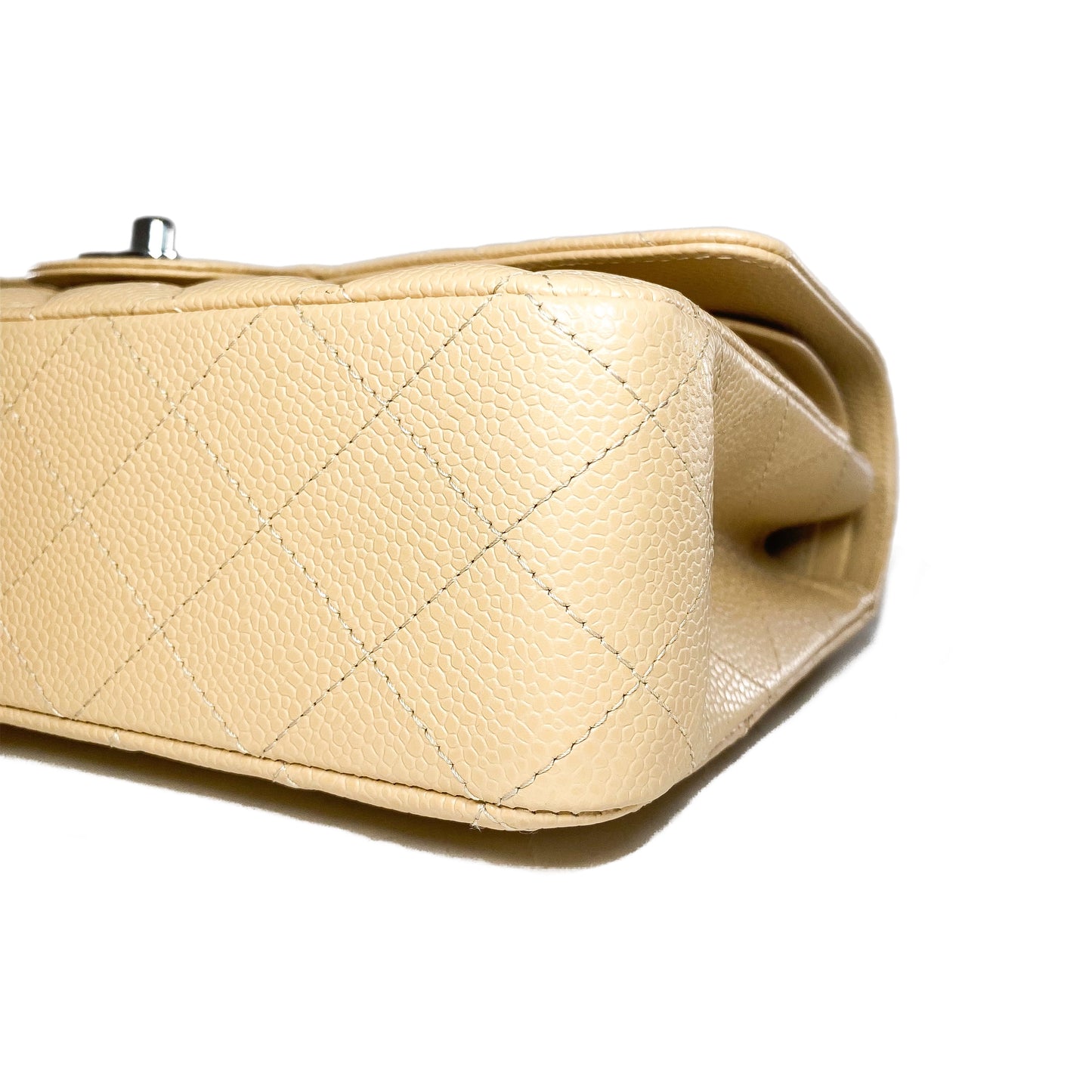 Chanel Beige Medium Classic Flap Bag