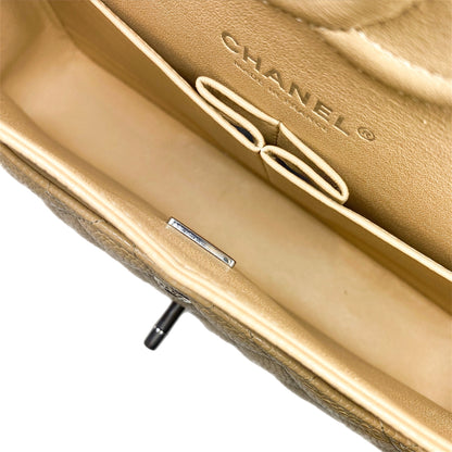 Chanel Beige Medium Classic Flap Bag