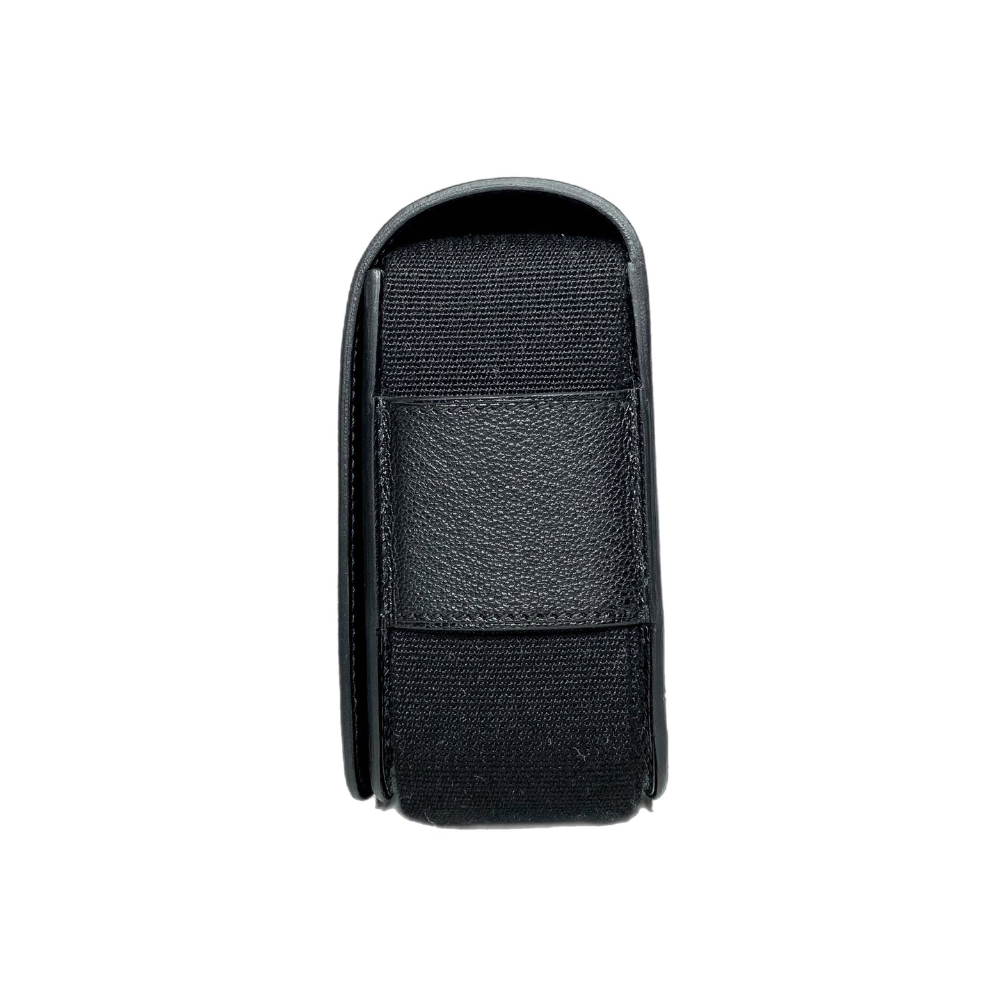 Hermes Geta Black Chevre Palladium Hardware