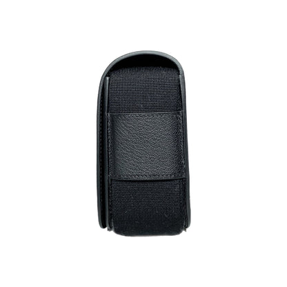 Hermes Geta Black Chevre Palladium Hardware