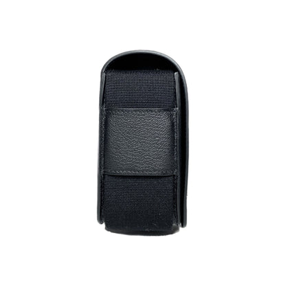Hermes Geta Black Chevre Palladium Hardware