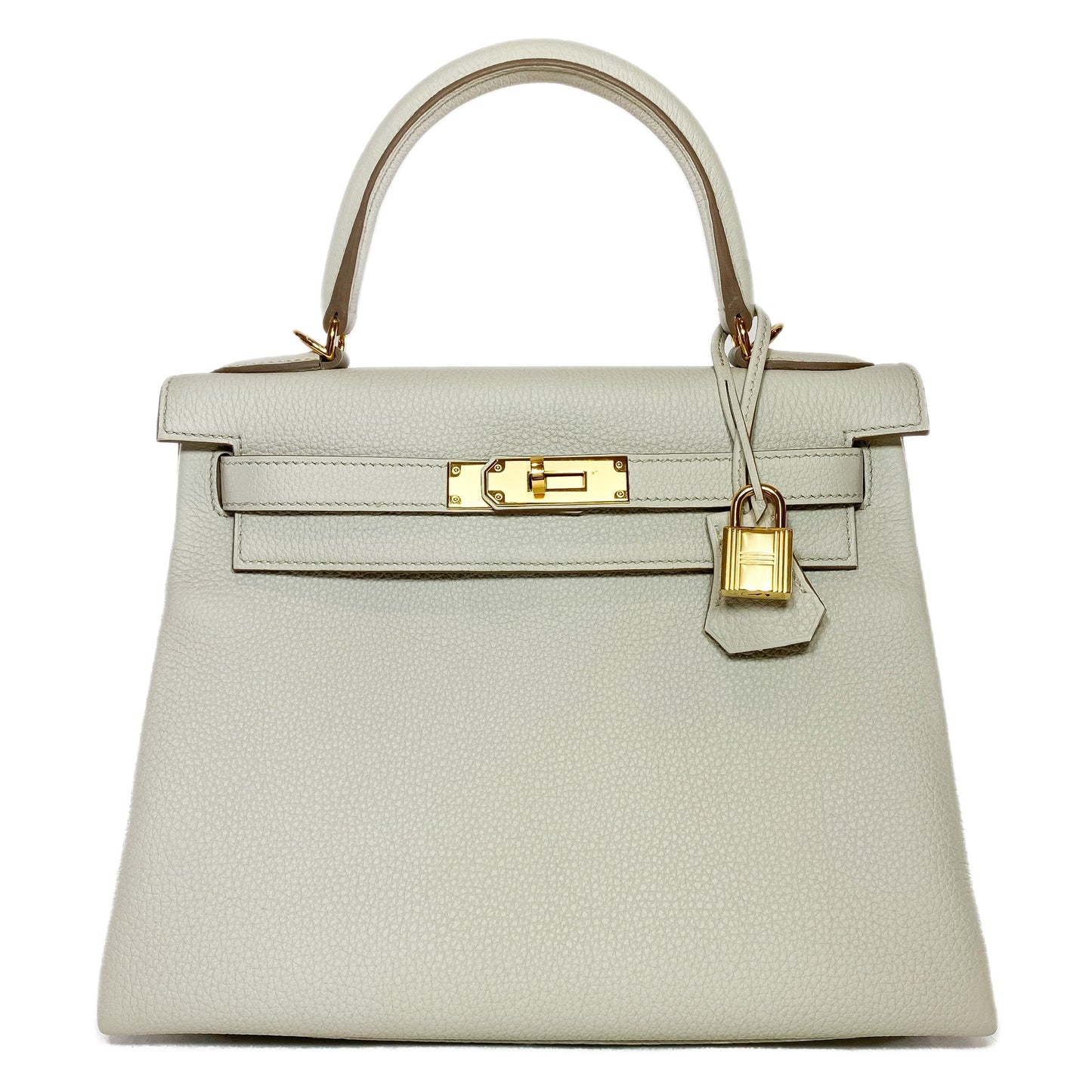 Hermes Kelly 28 Beton Togo Gold Hardware
