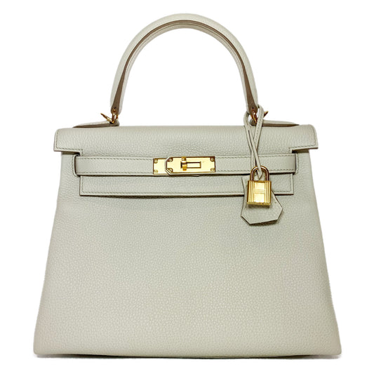 Hermes Kelly 28 Beton Togo Gold Hardware