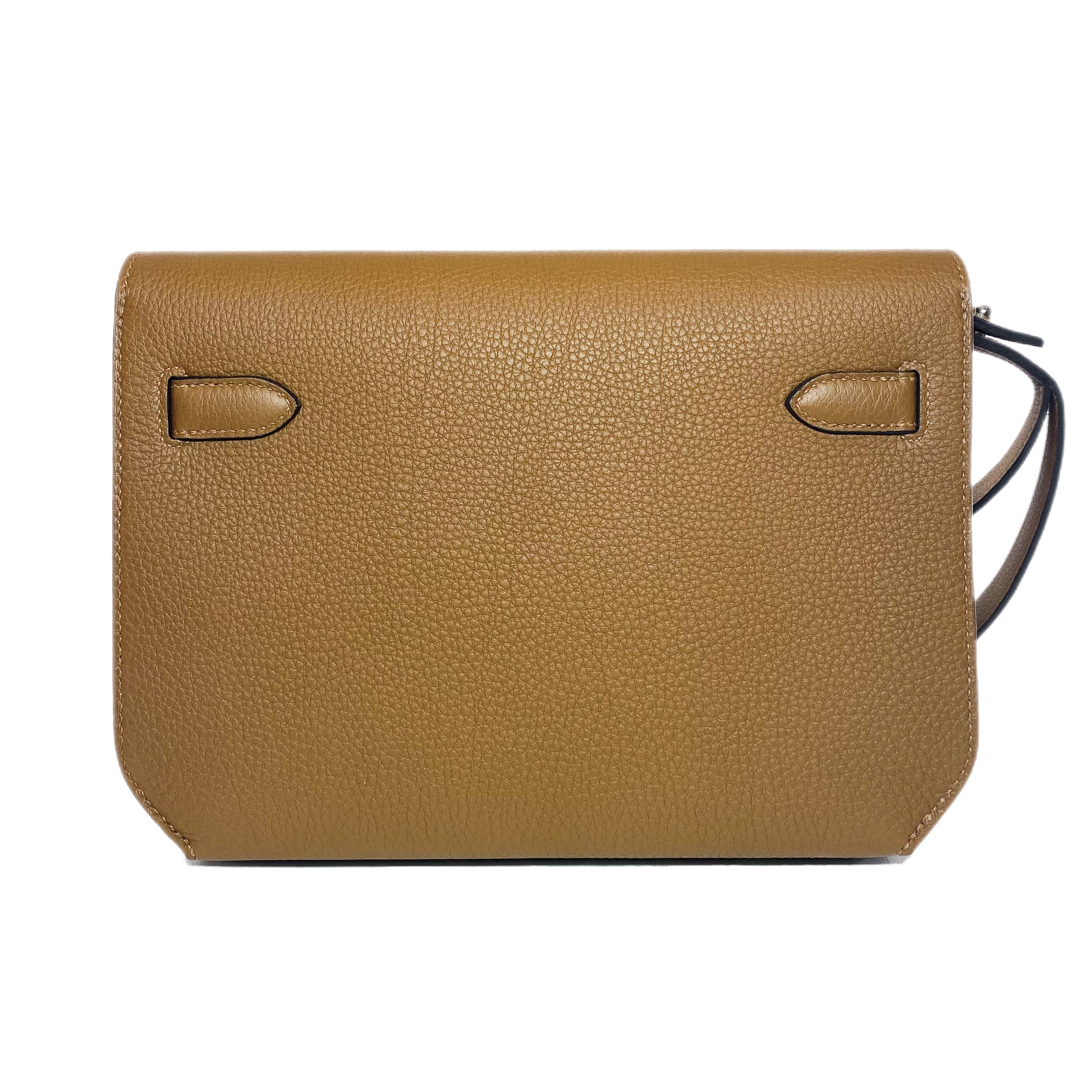 Hermes Kelly Depeches 25 Alezan Togo Palladium Hardware – Consign