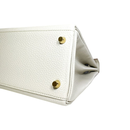 Hermes Kelly 28 Beton Togo Gold Hardware