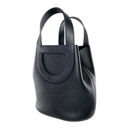 Hermes In-The-Loop 18 Black Clemence Gold Hardware