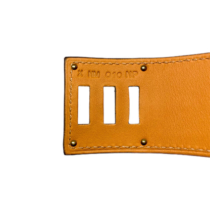 Hermes Blue Electric Alligator Kelly Dog Cuff