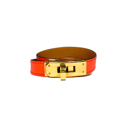 Hermes Feu Kelly Double Tour Bracelet