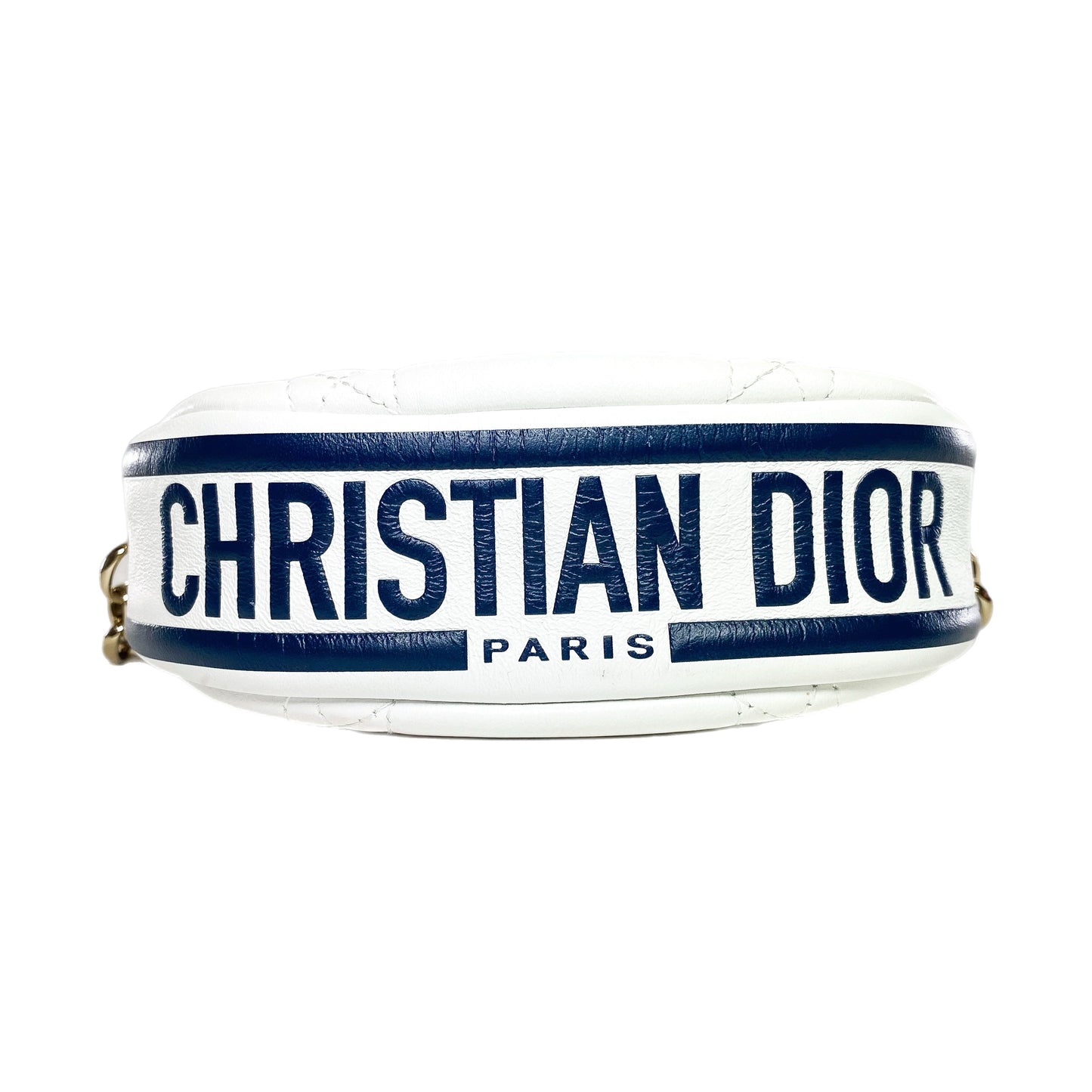 Dior White Small Vibe Hobo Bag