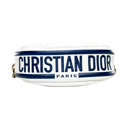 Dior White Small Vibe Hobo Bag