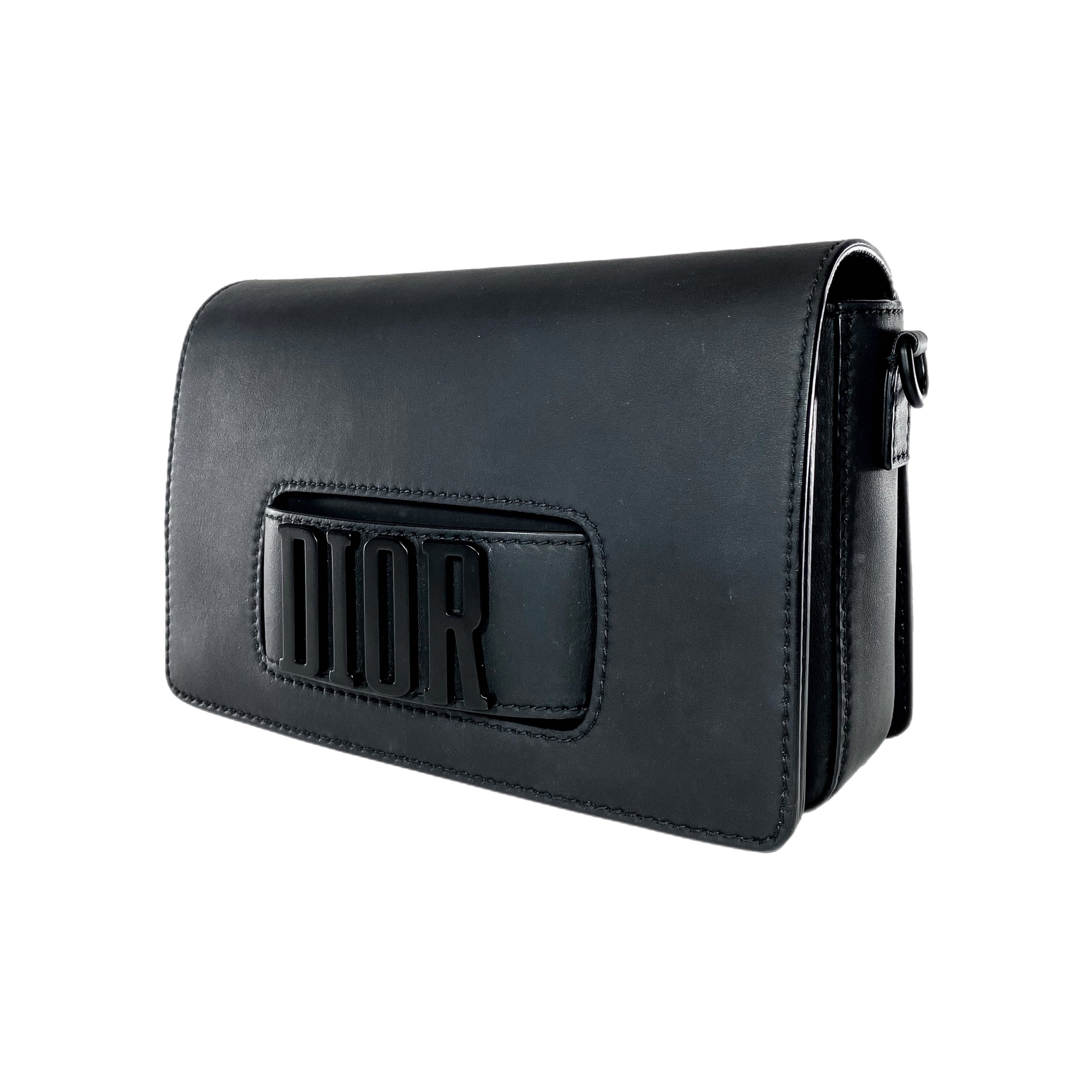 Dior Ultra Matte Black Dio(R)evolution Flap Bag