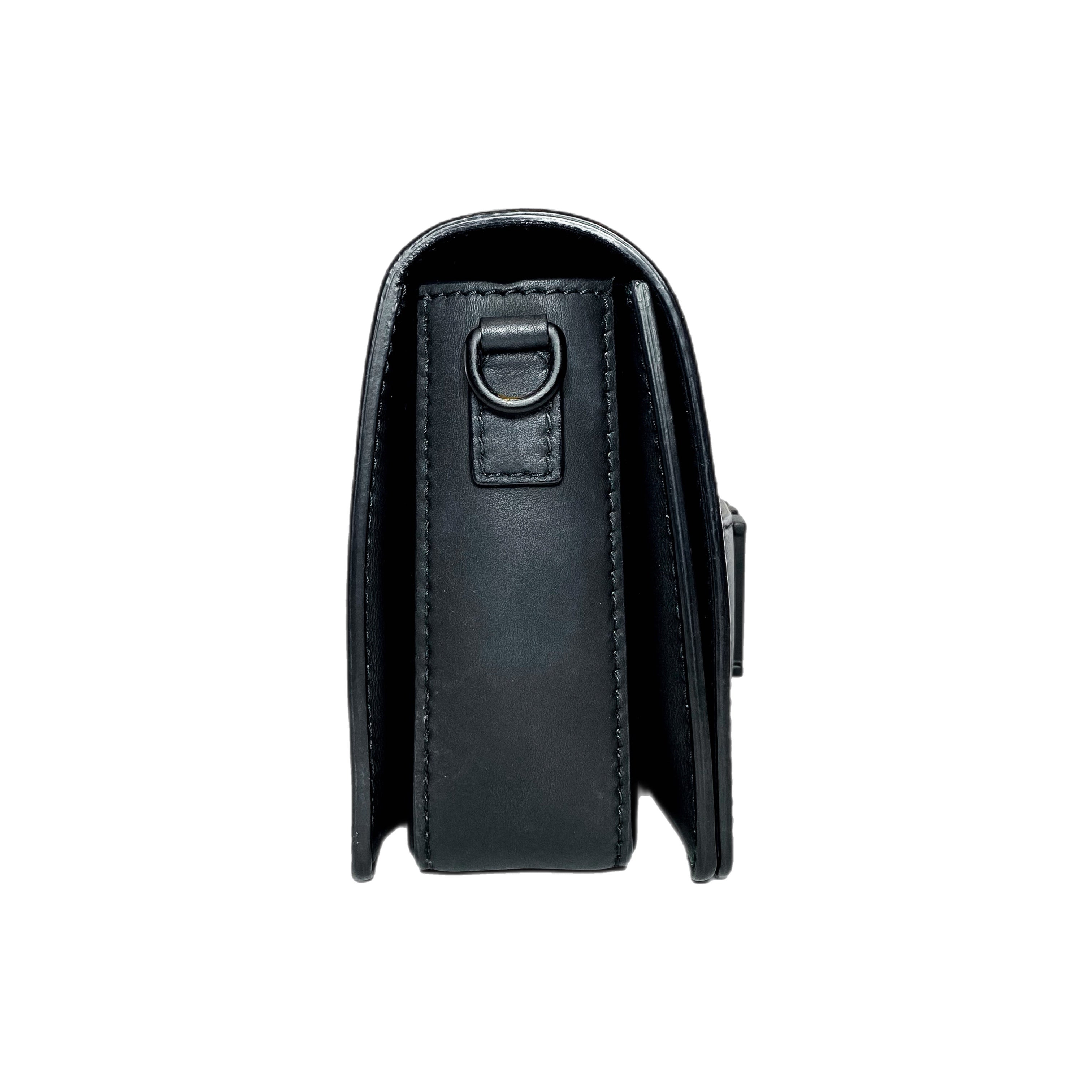 Dior Ultra Matte Black Dio(R)evolution Flap Bag