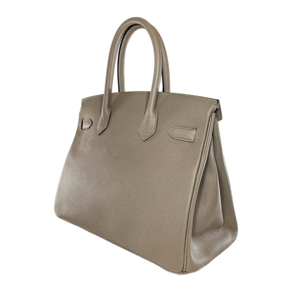 Hermes Birkin 30 Gris Asphalt Epsom Gold Hardware