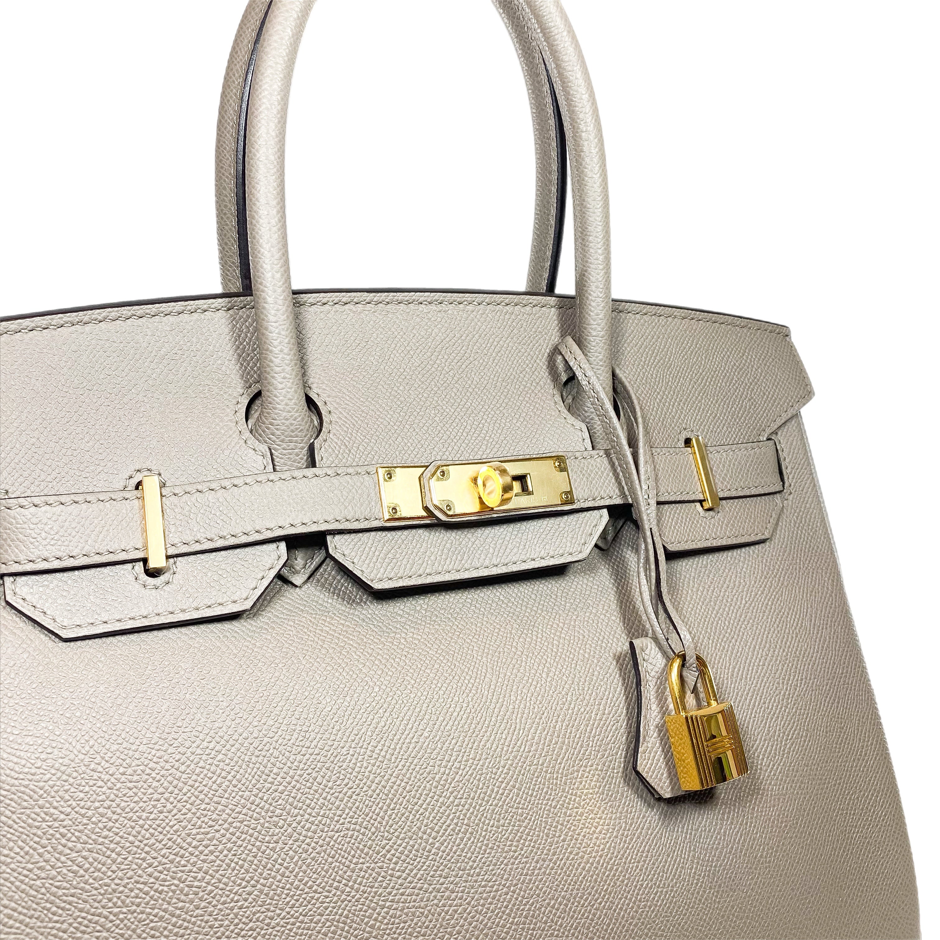 Hermes Birkin 30 Gris Asphalt Epsom Gold Hardware | Consign