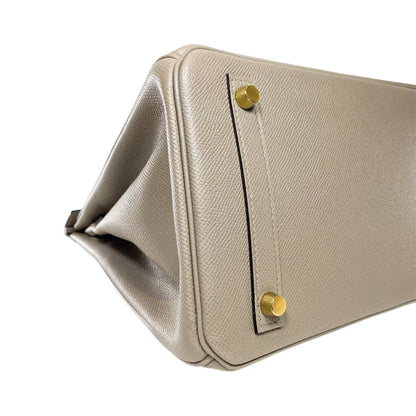 Hermes Birkin 30 Gris Asphalt Epsom Gold Hardware