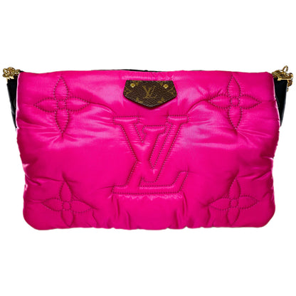 Louis Vuitton Fuchsia Black Econyl Monogram Maxi Pillow Multi Pochette