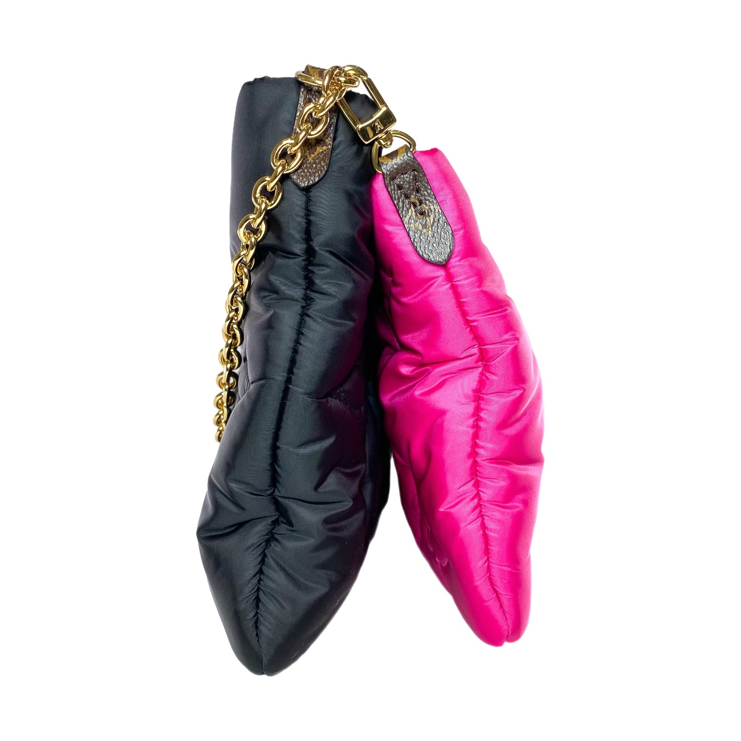 Louis Vuitton Fuchsia Black Econyl Monogram Maxi Pillow Multi Pochette