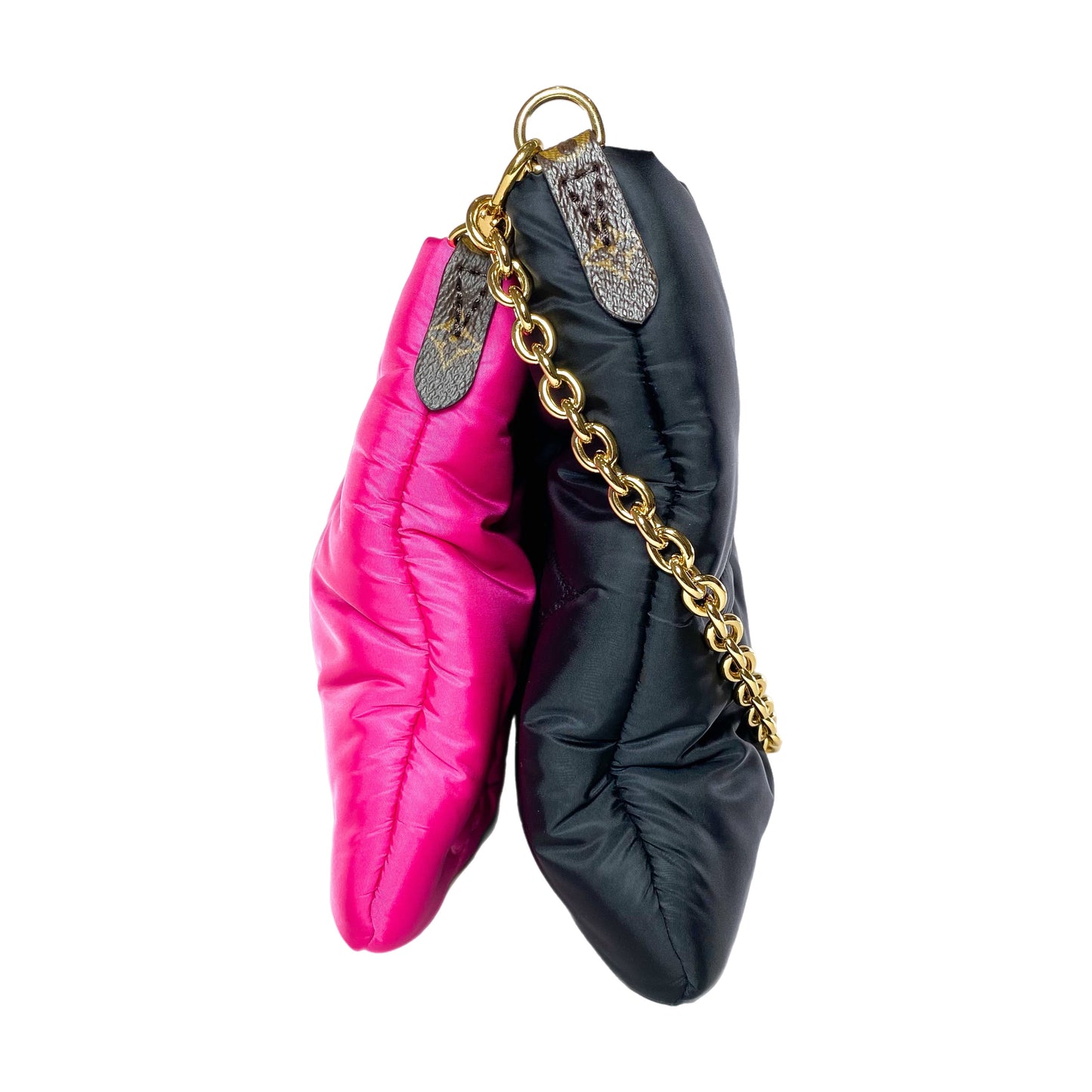 Louis Vuitton Fuchsia Black Econyl Monogram Maxi Pillow Multi Pochette