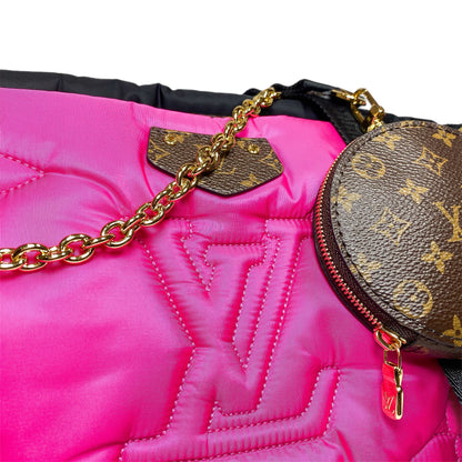 Louis Vuitton Fuchsia Black Econyl Monogram Maxi Pillow Multi Pochette