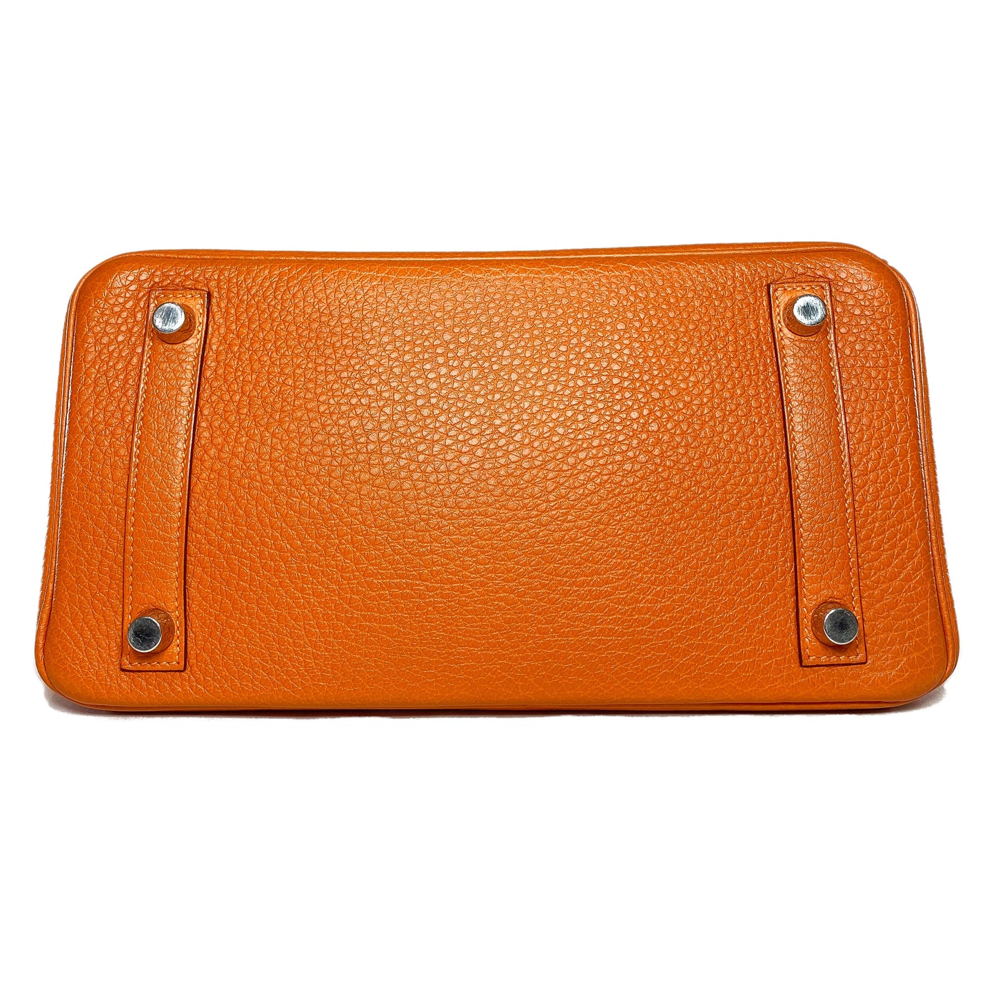 Hermes Birkin 25 Orange Togo Palladium Hardware