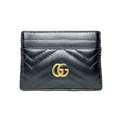 Gucci Black GG Marmont Card Case