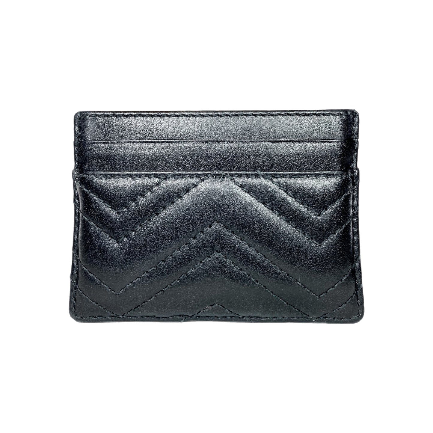 Gucci Black GG Marmont Card Case