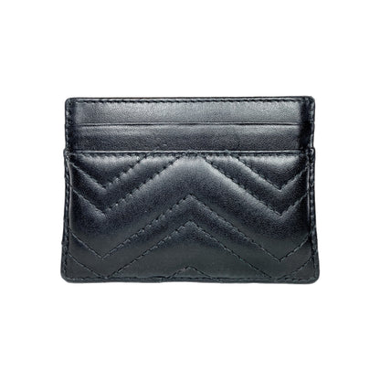 Gucci Black GG Marmont Card Case