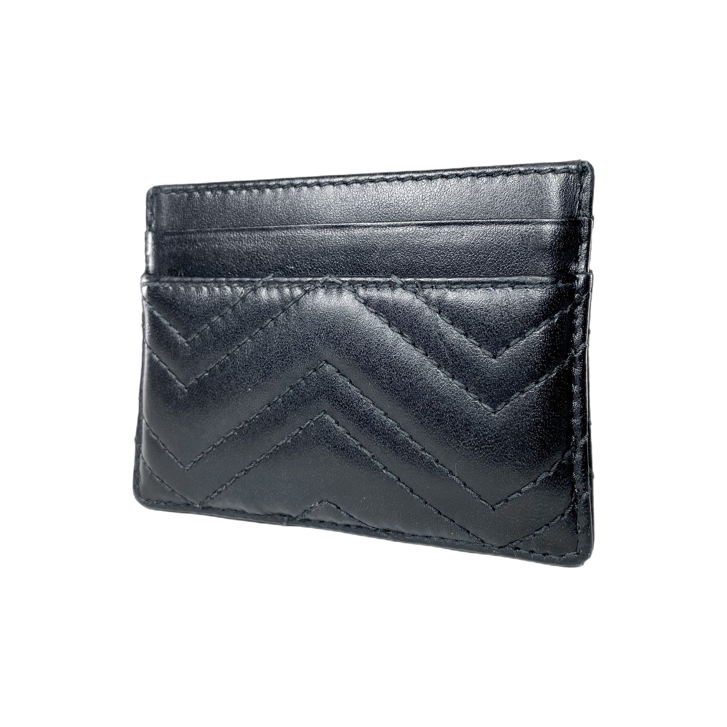 Gucci Black GG Marmont Card Case