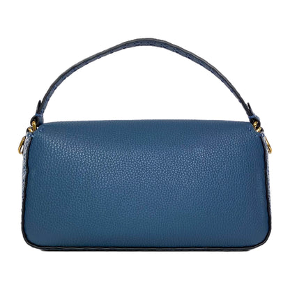 Fendi Blue Selleria Baguette