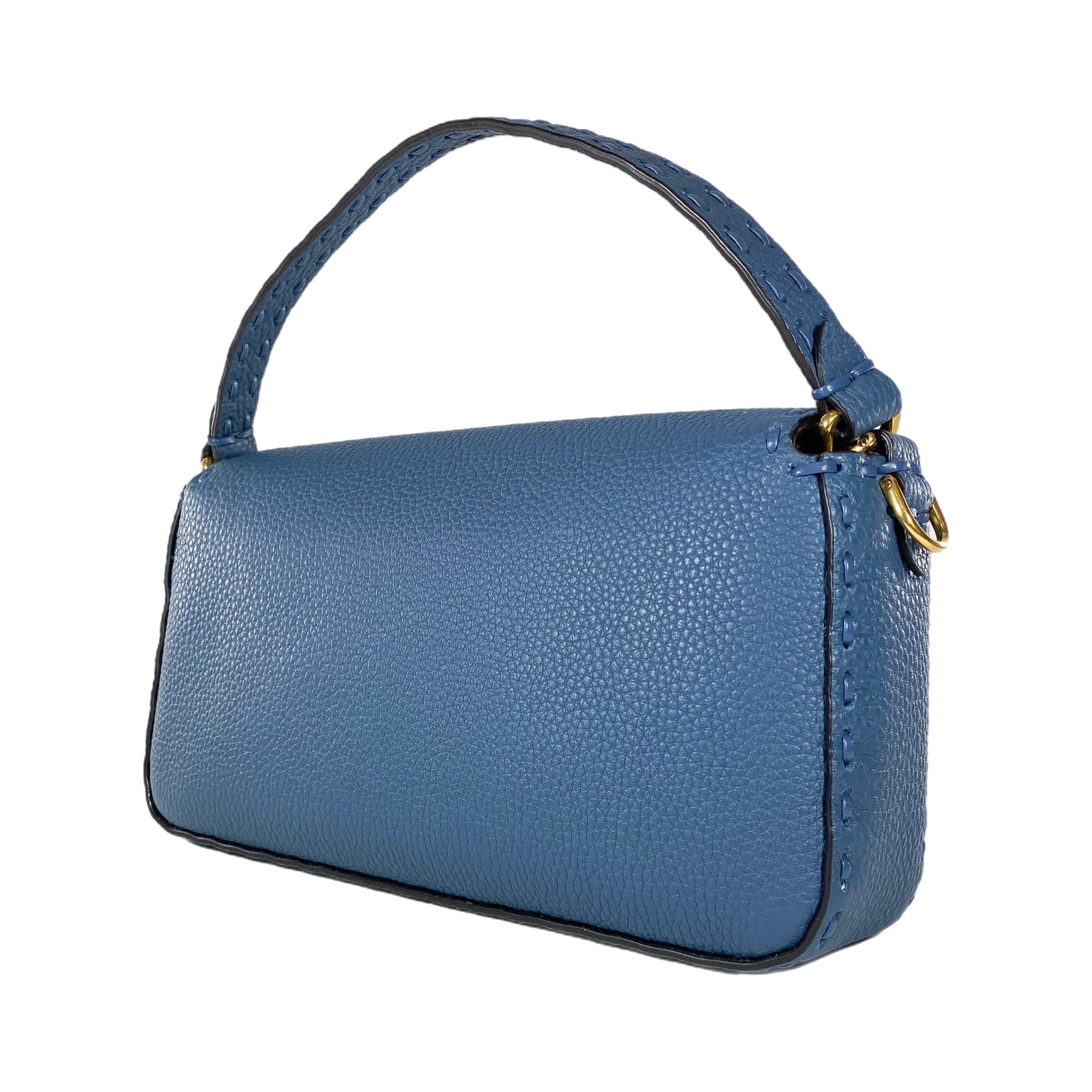 Fendi Blue Selleria Baguette | Consign of the Times ™