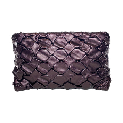Prada Purple Nappa Origami Clutch