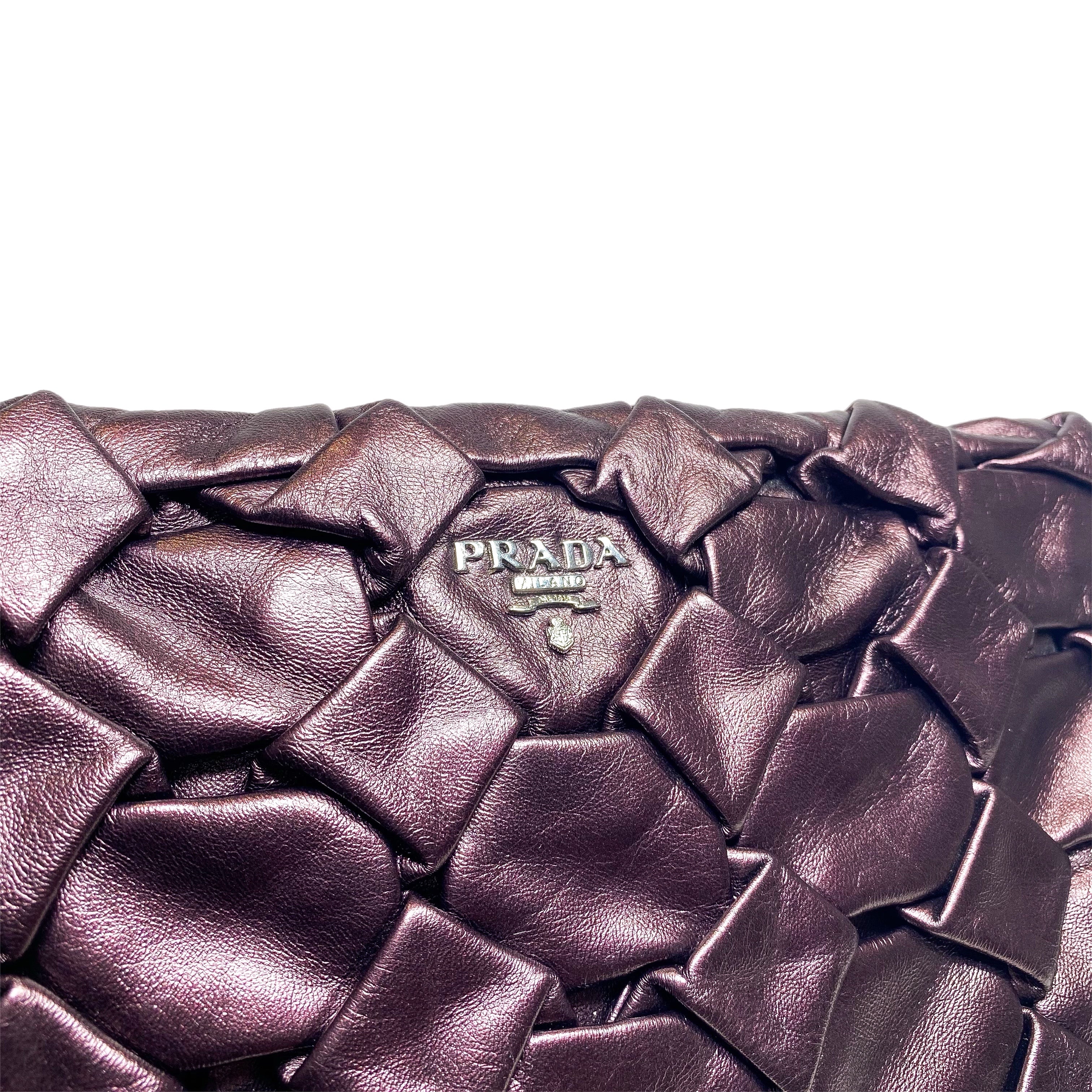 Prada Purple Nappa Origami Clutch – Consign of the Times ™