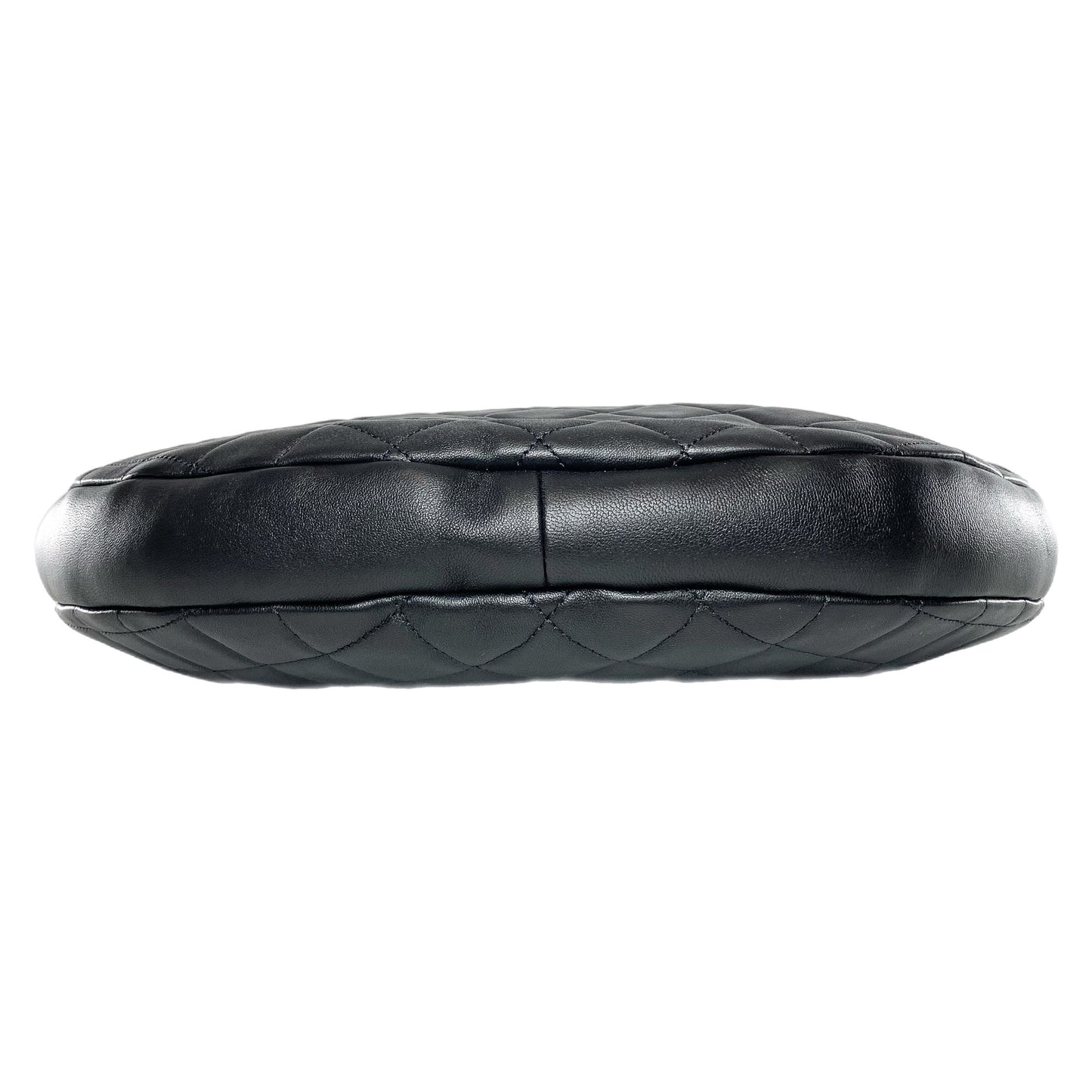 Chanel Black Quilted All About Chains Hobo Bag