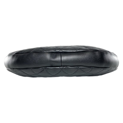 Chanel Black Quilted All About Chains Hobo Bag