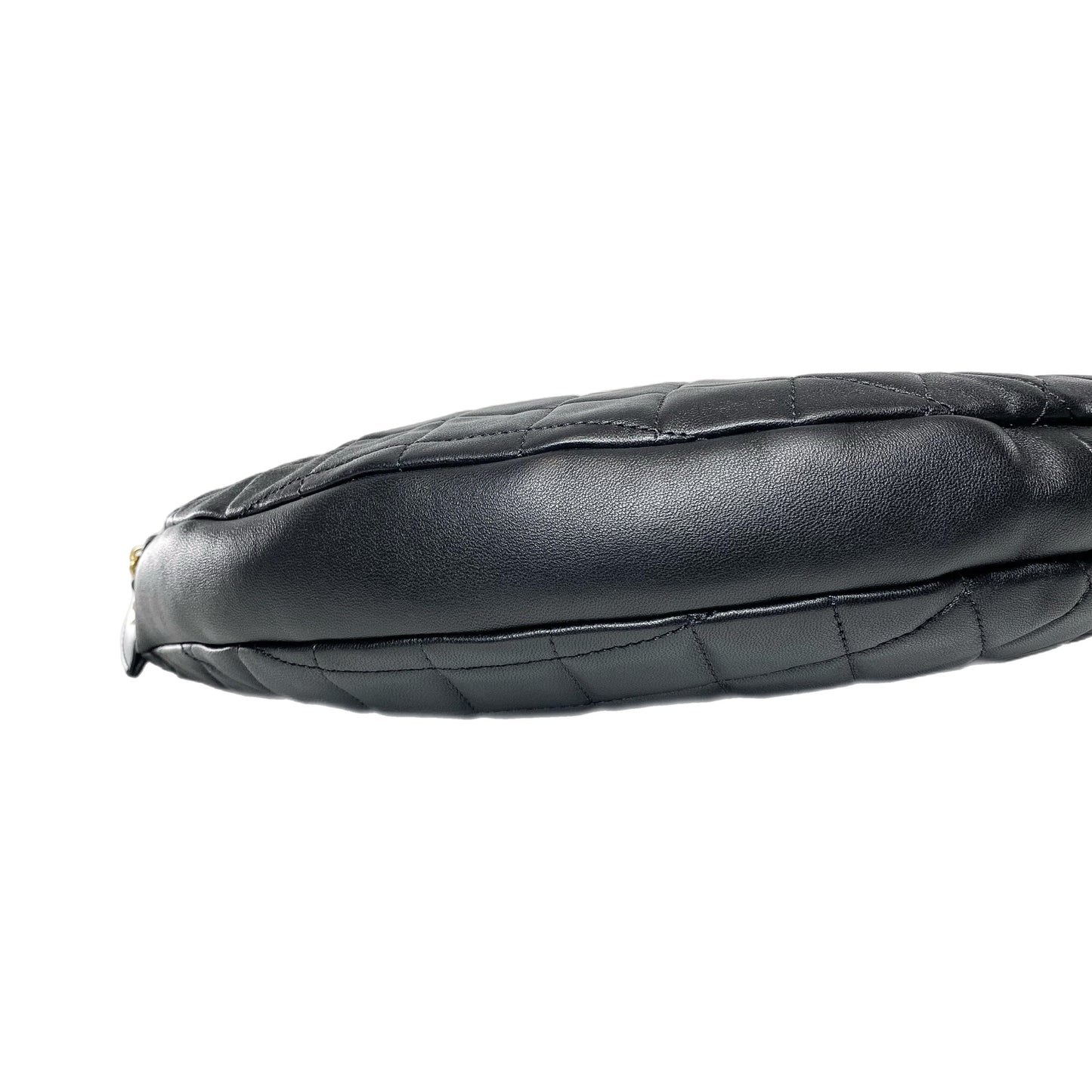 Chanel Black Quilted All About Chains Hobo Bag