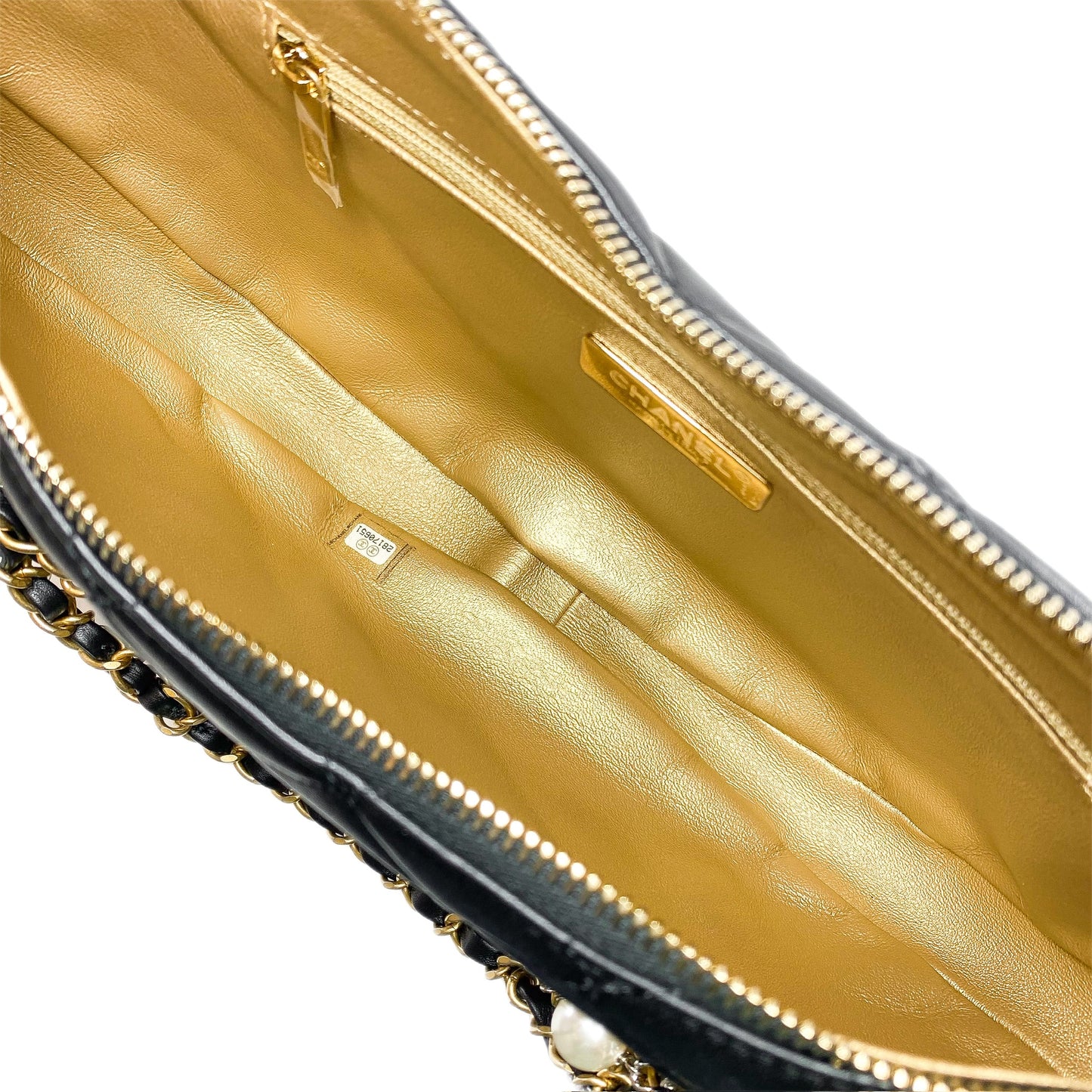 Chanel Black Quilted All About Chains Hobo Bag