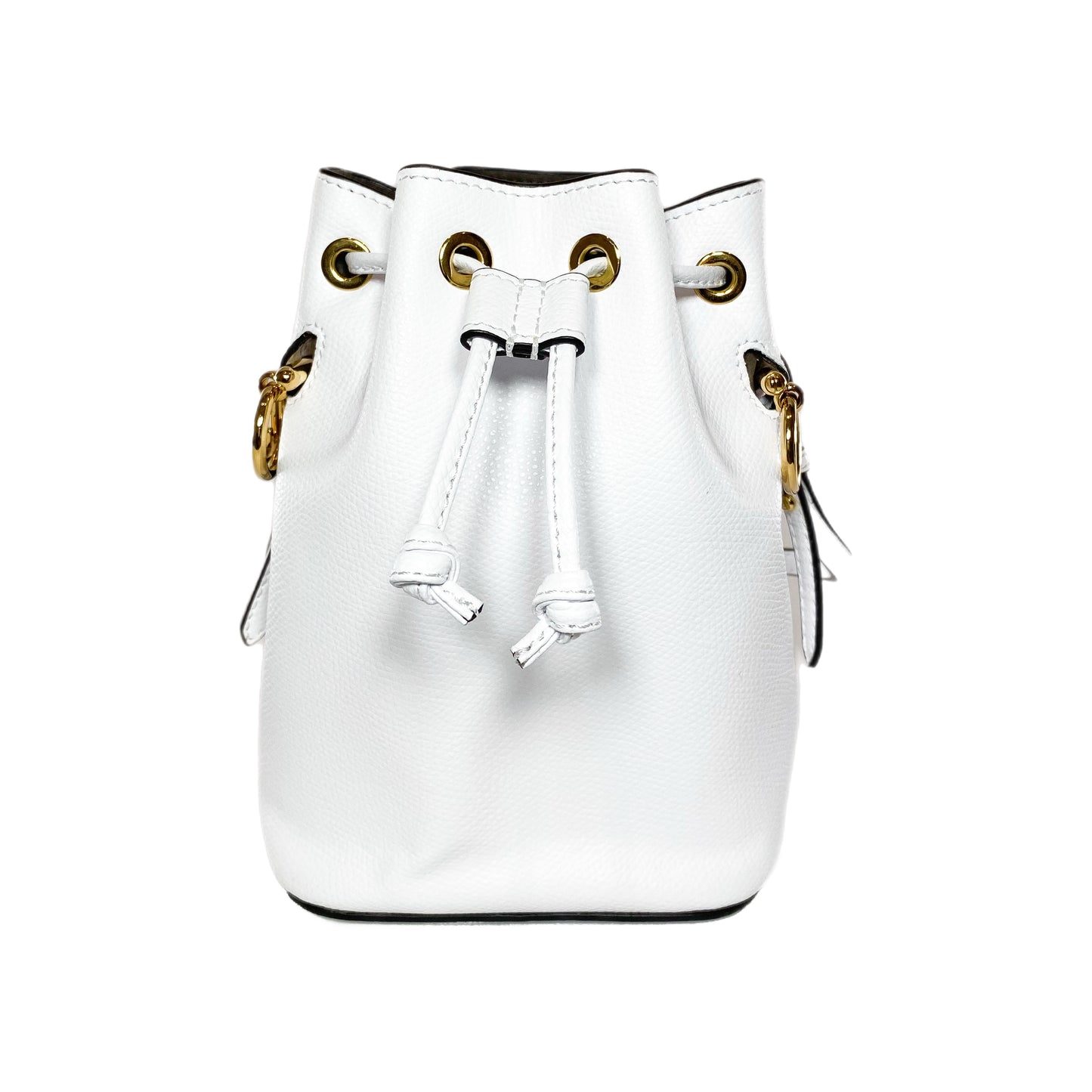 Fendi Optical White F is Fendi Mini Mon Tresor Bucket Bag