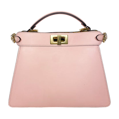Fendi x Versace Fendace Rosa Confetto FF Baroque Small Peekaboo ISeeU