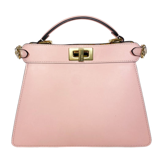 Fendi x Versace Fendace Rosa Confetto FF Baroque Small Peekaboo ISeeU
