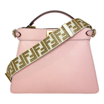 Fendi x Versace Fendace Rosa Confetto FF Baroque Small Peekaboo ISeeU