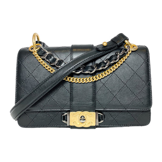 Chanel Black CC Chain Flap Shoulder Bag