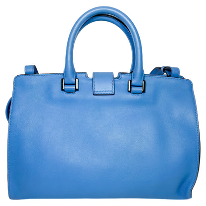YSL Blue Cabas Tote