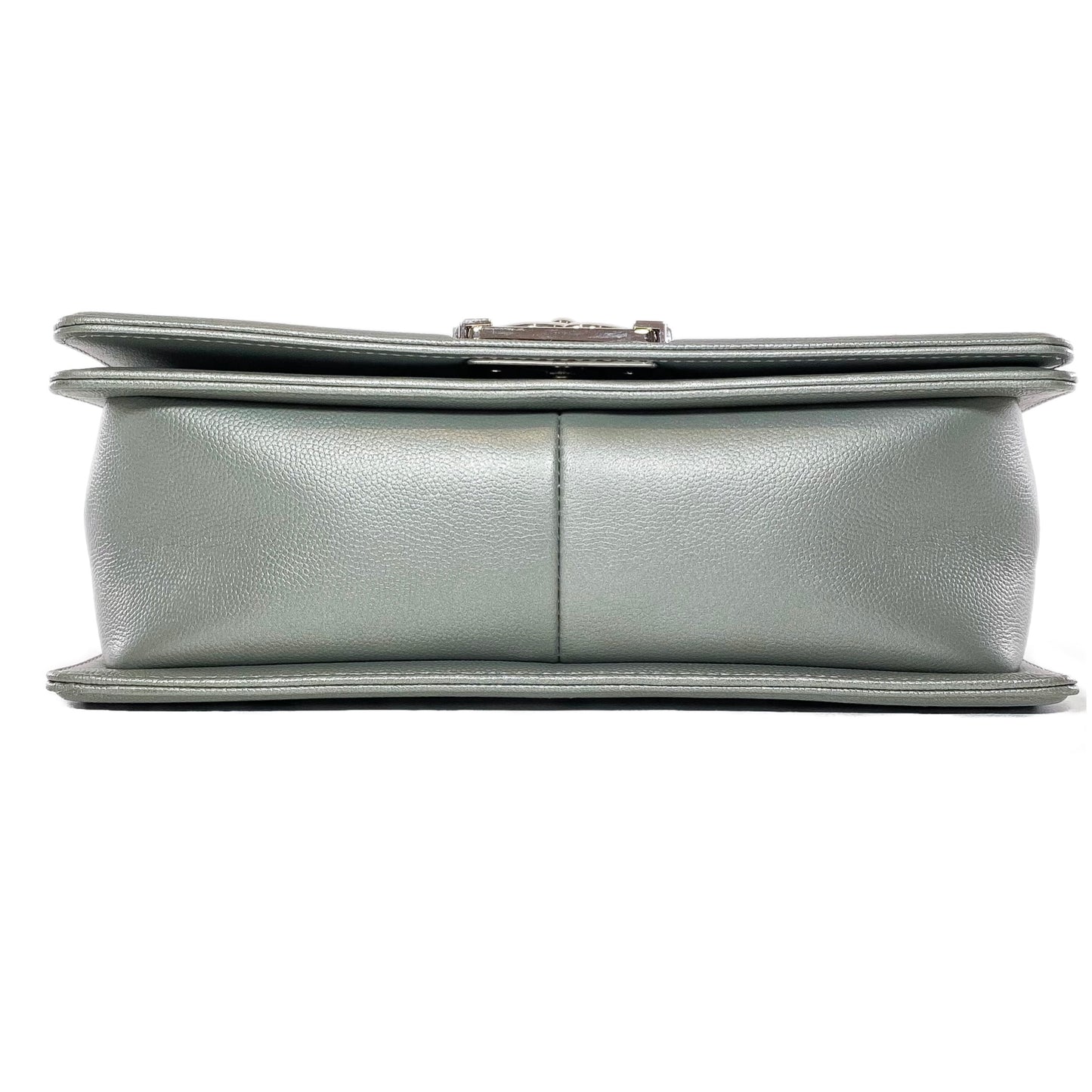 Chanel Silver Old Medium Boy Bag