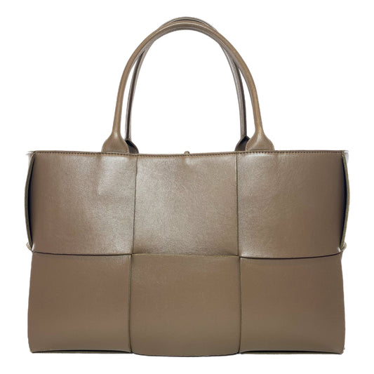 Bottega Veneta Taupe Arco Tote