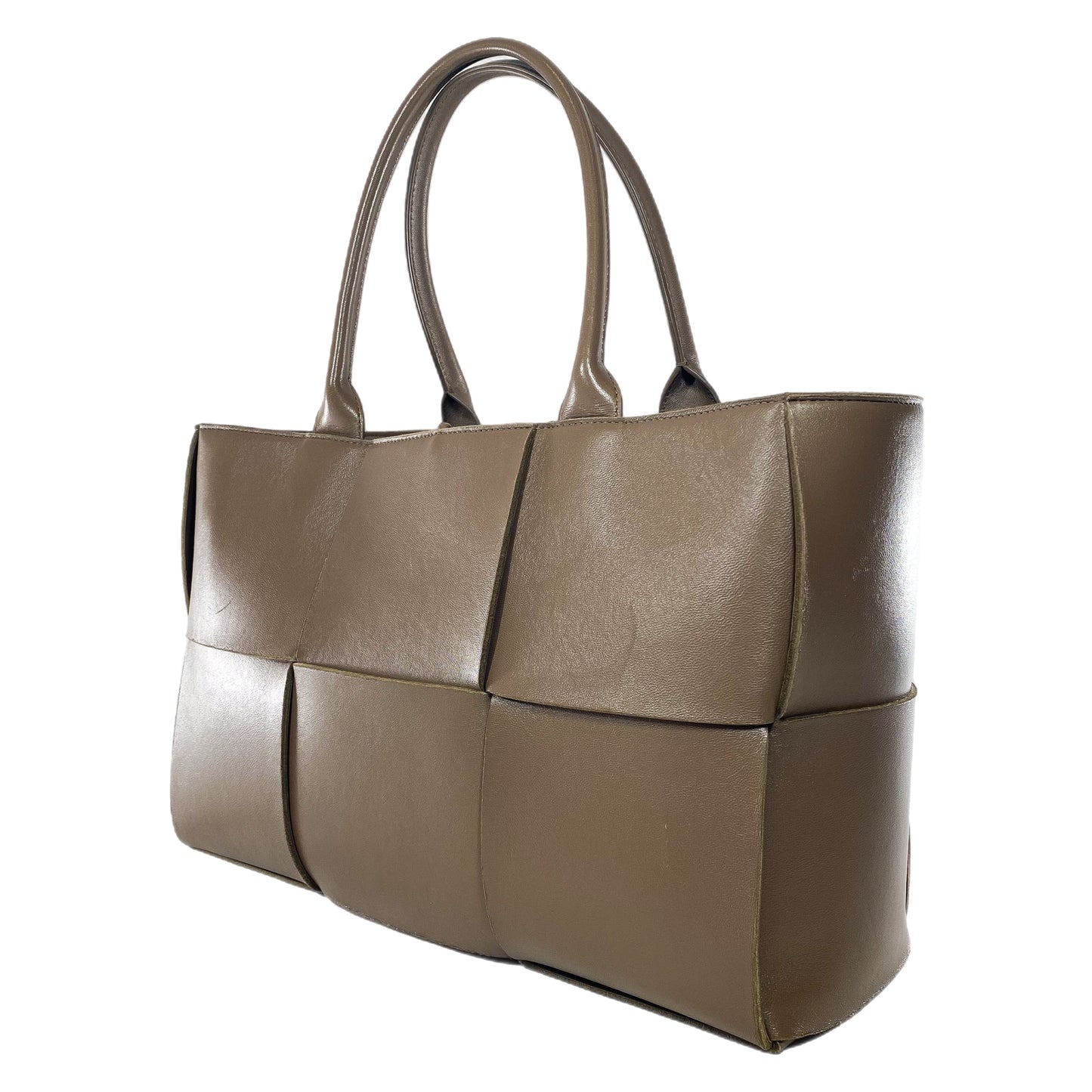 Bottega Veneta Taupe Arco Tote