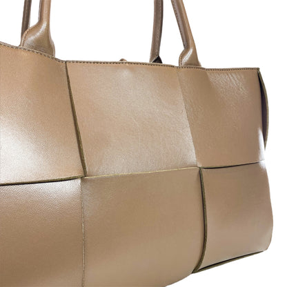 Bottega Veneta Taupe Arco Tote