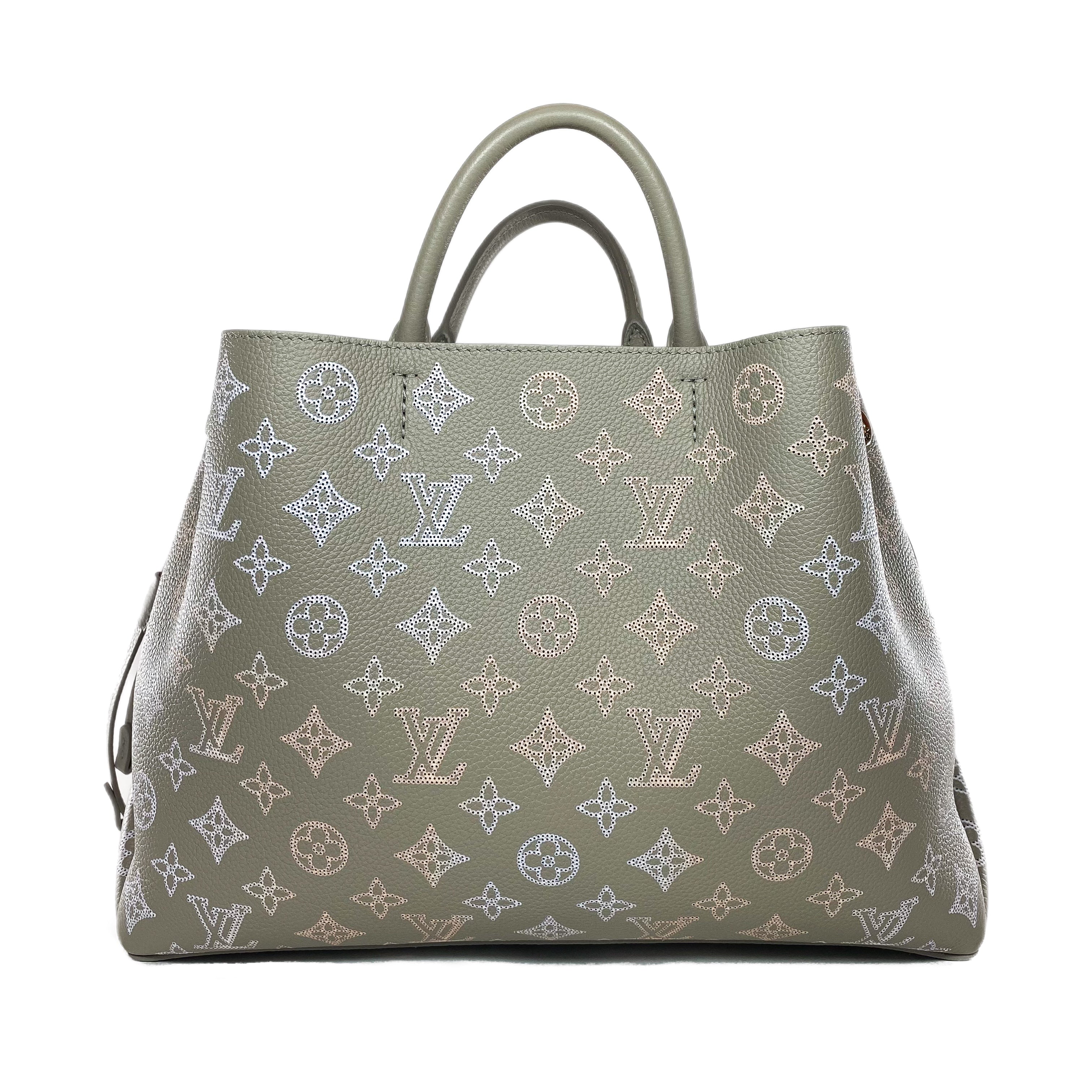 Louis Vuitton グレー モノグラム トートバッグ Louis Vuitton Gray Bella Minha Flight Mode Tote – Consign of the