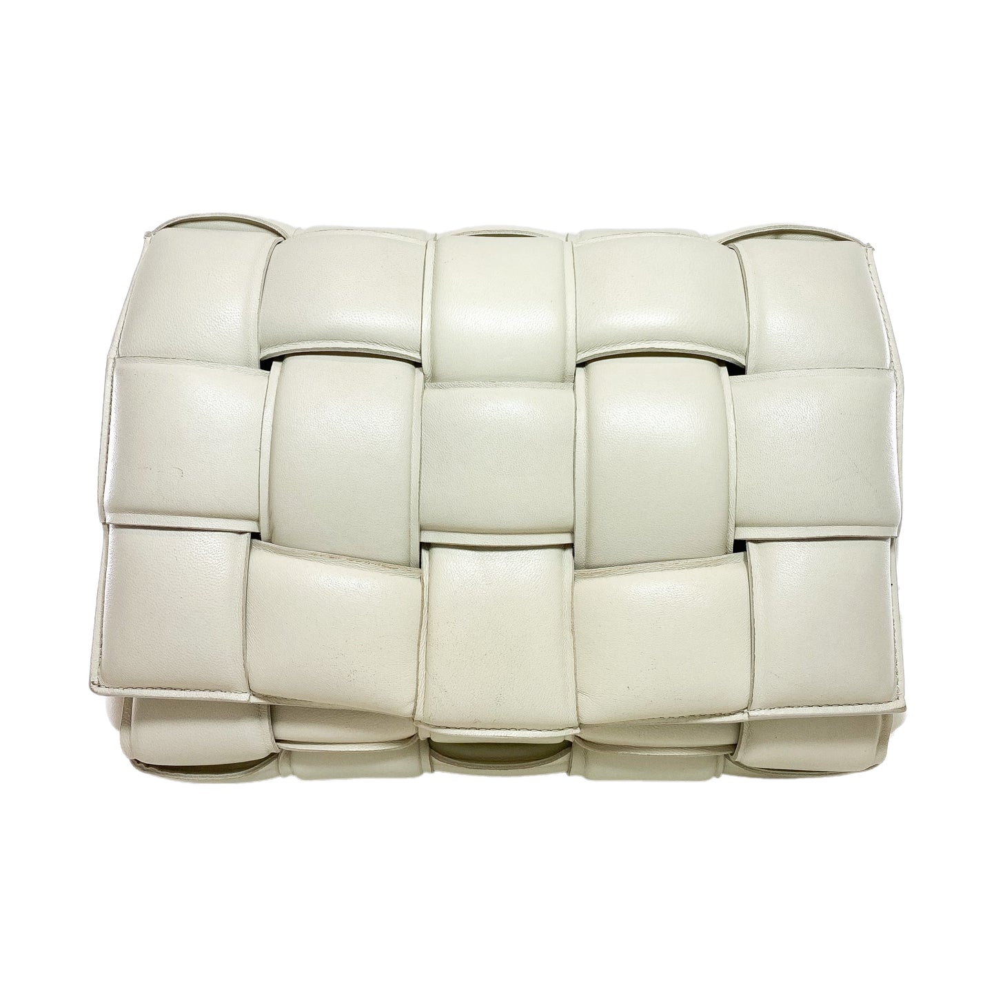 Bottega Veneta White Padded Cassette Bag