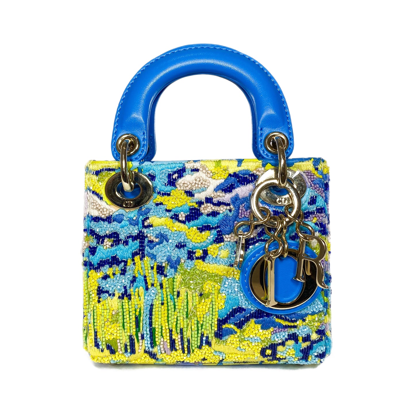 Dior Multicolor Beaded Micro Lady Dior