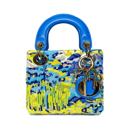 Dior Multicolor Beaded Micro Lady Dior
